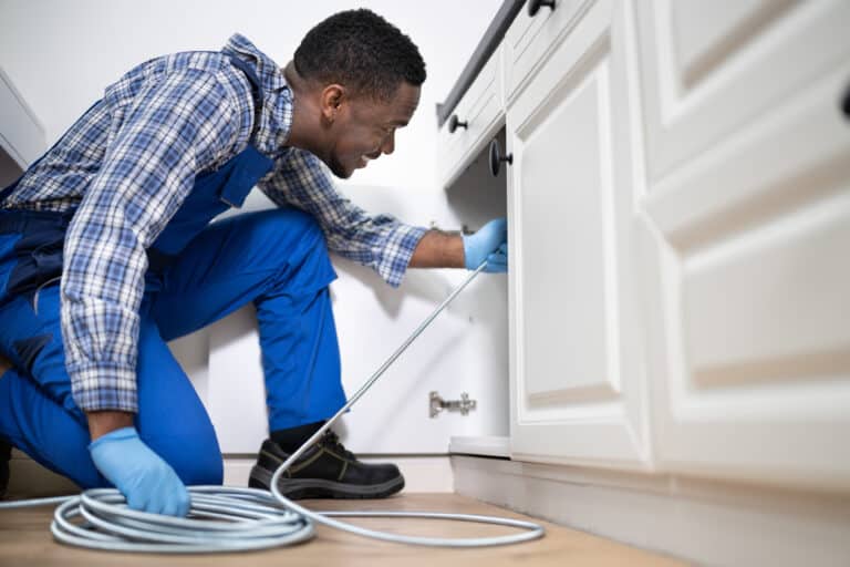 Drain cleaning services In kitchen, Best Plumbing Services.
