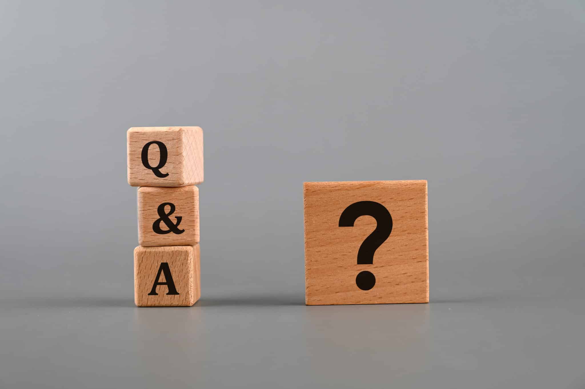 Q and A with question mark, Water Leak Sensor.