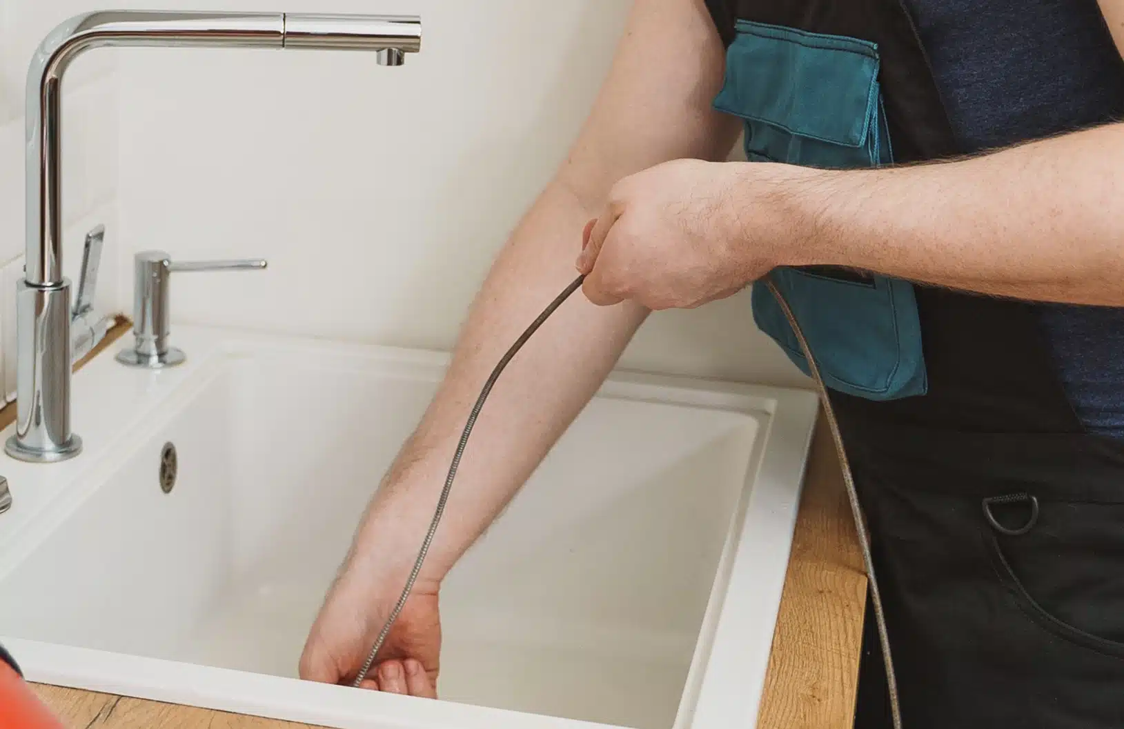 Plumber snake, Drain Fly Removal.