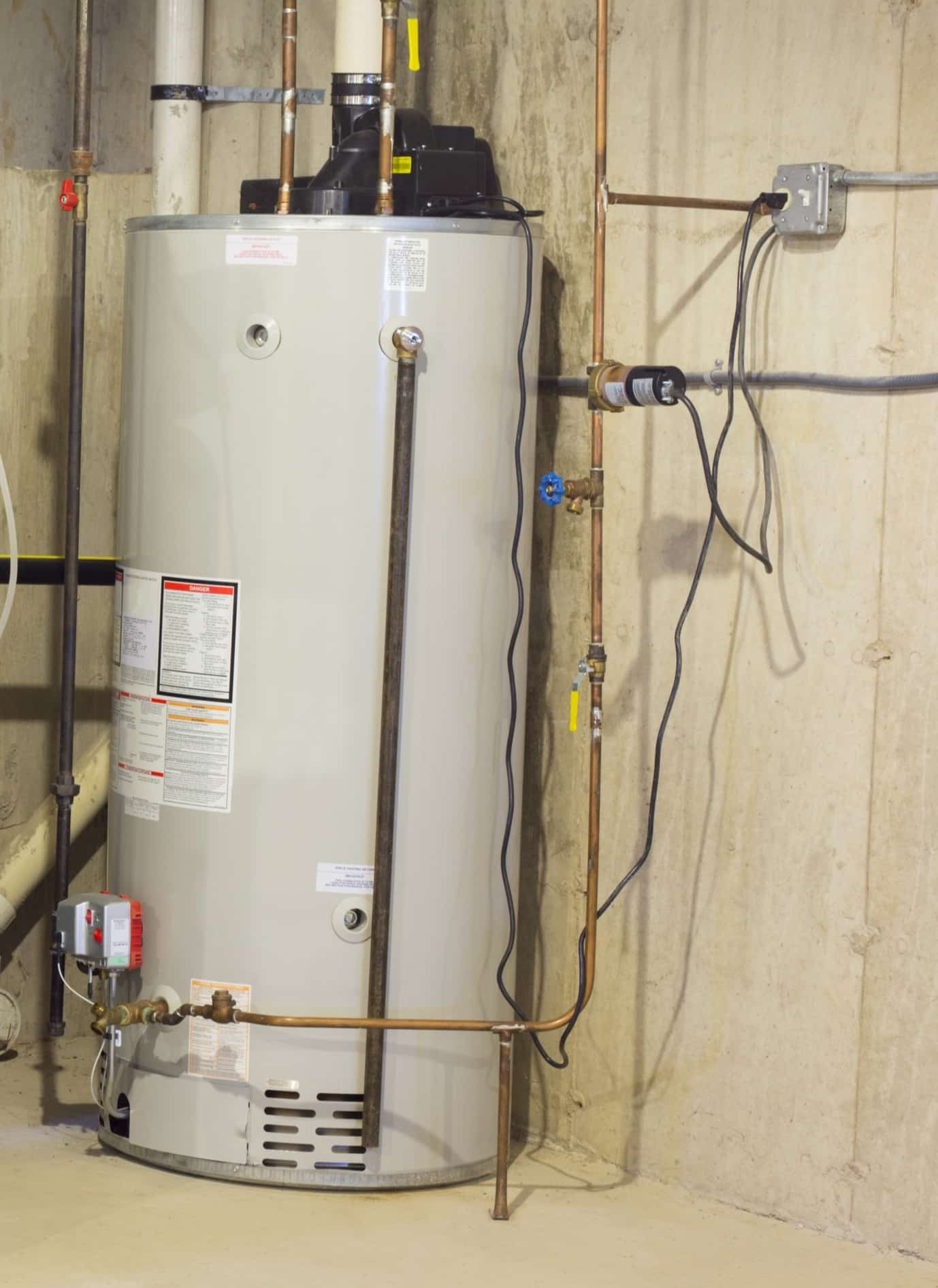 Water heater, Cold Groundwater.