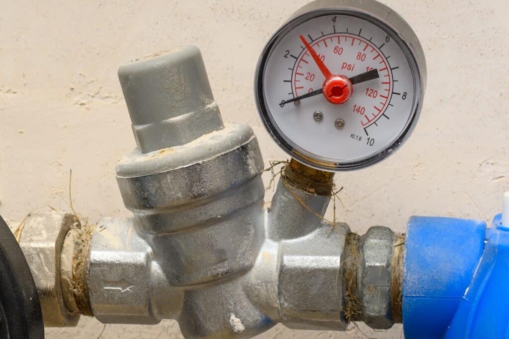 Pressure regulator tuning for consistent water pressure.